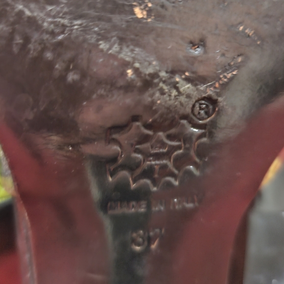 Green Snakeskin 100% Leather Made in Italy Sandals - Picture 3 of 7